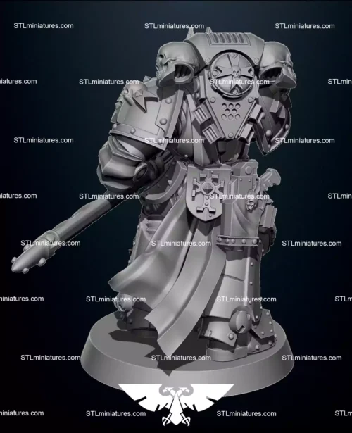 Hero of the King Sci-Fi Miniature STL