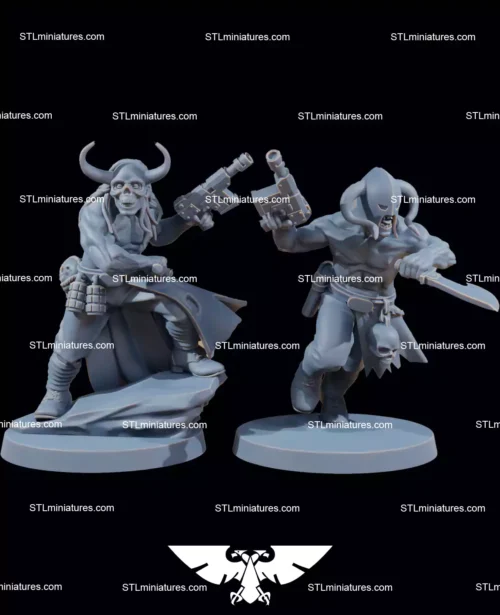 Corrupted Guard Sectarians STL 3D Priniting